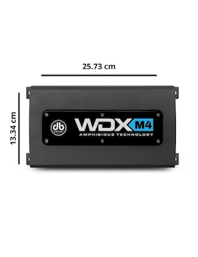 Amplificador para auto Db Drive WDXM4 de 12 V