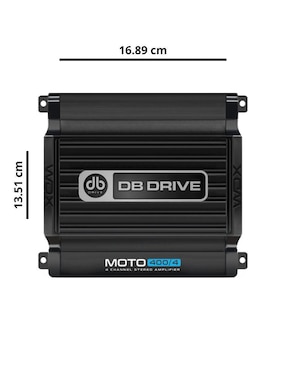 Amplificador para auto Db Drive Moto4004 de 14.4 V