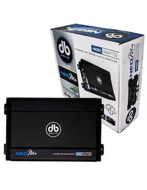 Amplificador para auto Db Drive NEOM4 de 14.4 V