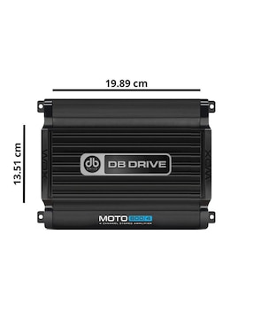 Amplificador para auto Db Drive Moto8004 de 14.4 V