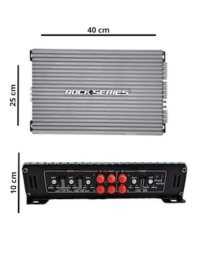 Amplificador para auto Rock Series RKSP1104 de 14.4 V