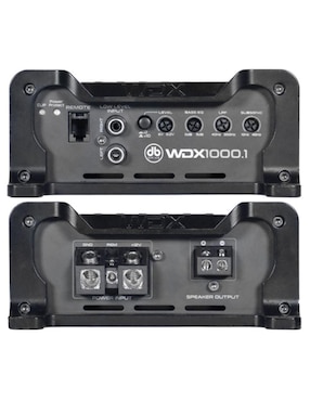 Amplificador para auto Db Drive WDX10001 de 14.4 V
