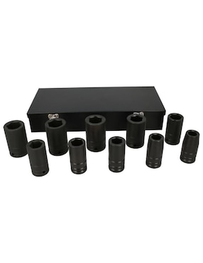 Juego de dados Urrea 7502c 10 piezas