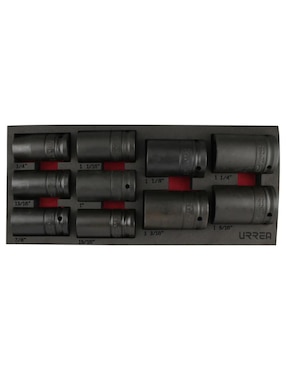 Juego de dados Urrea 7502c 10 piezas