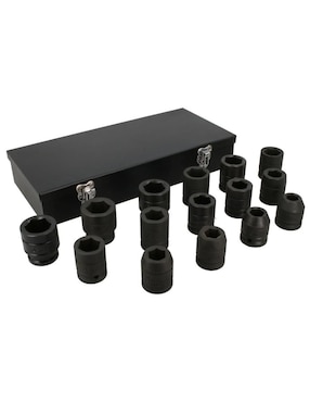 Juego de dados Urrea 7501mc 15 piezas