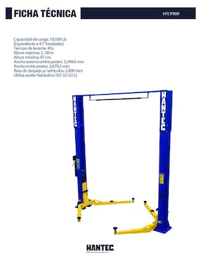 Rampa para autos Hantec