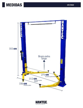 Rampa para autos Hantec