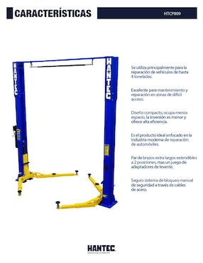 Rampa para autos Hantec