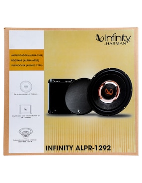 Amplificador para auto Infinity ALPR-1292 de 12 V