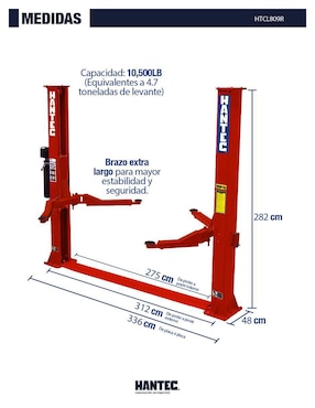 Rampa para autos Hantec