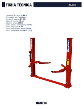 Rampa para autos Hantec