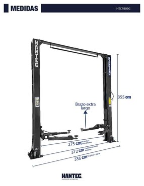 Rampa para autos Hantec
