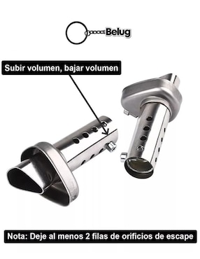 Colilla de escape para automóvl