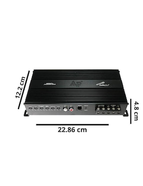 Amplificador para auto Audiopipe APMCRO1800 de 16 V