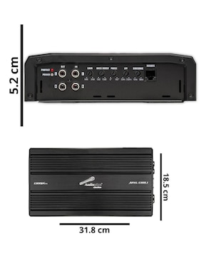 Amplificador para auto Audiopipe APXL13001 de 12 V