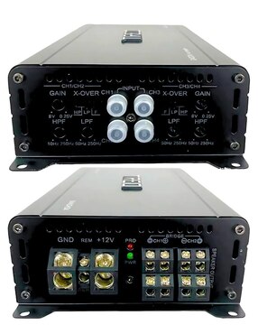 Amplificador para auto Audiopipe NANOHD4 de 9.16 VDC