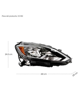 Faro exterior Gutstark Nissan Sentra 2018
