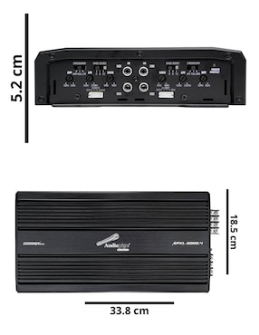Amplificador para auto Audiopipe APXL22004 de 6 V