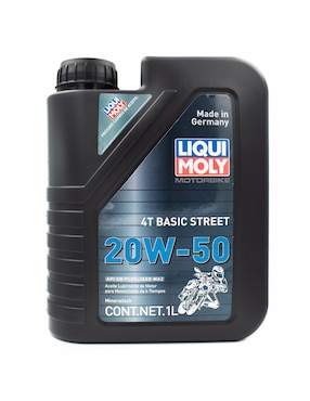 Aceite Sintético Liqui Moly Para Moto 20W-50 1 L