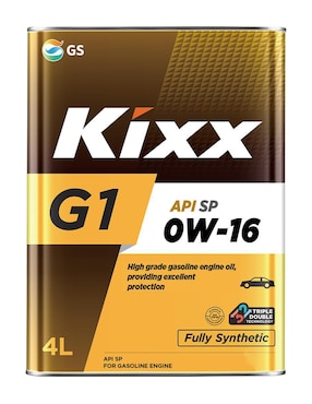 Aceite Sintético Kixx Para Automóvil 0W-16 4 L