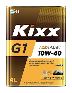 Aceite Sintético Kixx Para Automóvil 10w-40 4 L