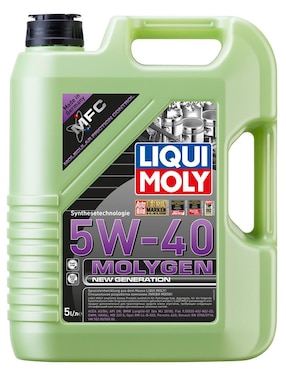 Aceite sintético Liqui Moly para automóvil 5W-40 6 L
