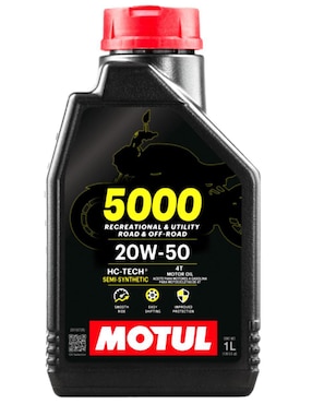Aceite semi sintético Motul para moto 20W-50 1 L