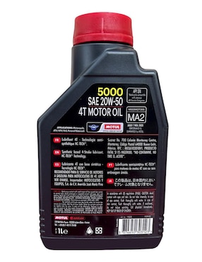 Aceite semi sintético Motul para moto 20W-50 1 L
