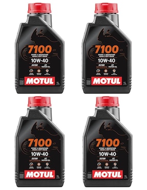 Aceite sintético Motul para moto 10W-40 4 L