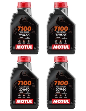 Aceite sintético Motul para moto 20W-50 4 L