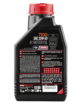 Aceite sintético Motul para moto 20W-50 4 L