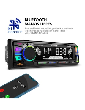 Autoestéreo un din Steelpro Carbon-907B