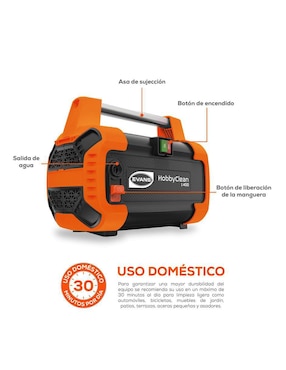 Hidrolavadora Evans HD06L16ME150 1600 psi