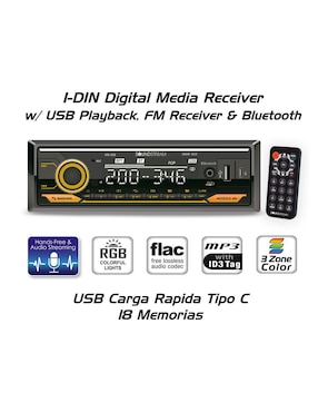 Autoestéreo un din Soundstream vm-20b