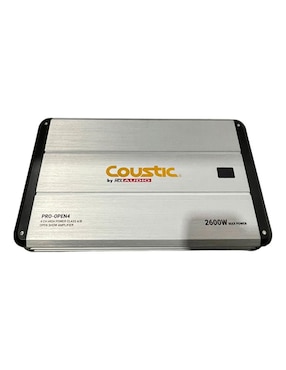 Amplificador para auto Coustic PRO-OPEN4 de 12 VDC