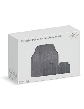Tapete delantero y trasero para auto Xtellar de plástico