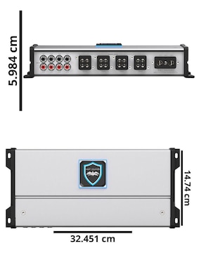 Amplificador para auto Wet Sounds HTM-8 de 12 V