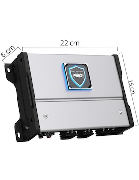 Amplificador para auto Wet Sounds HTM-4 de 9 V