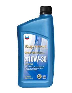 Aceite mineral Chevron para automóvil 10W-30 12 botes de 940 ml