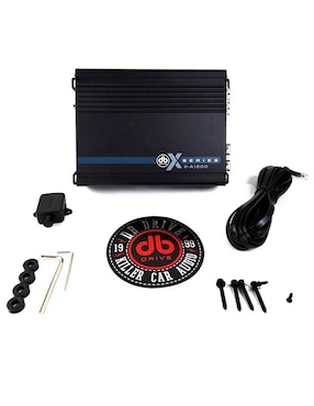 Amplificador para auto Db Drive X-A1200 de 12 VDC