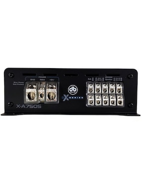 Amplificador para auto Db Drive X-A7505 de 12 VDC