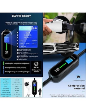 Cargador para auto eléctrico Ventdepot Ecovoltt1