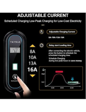 Cargador para auto eléctrico Ventdepot Evochargegbt