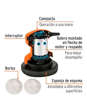 Pulidora Orbital Truper roto-orbital 45 w