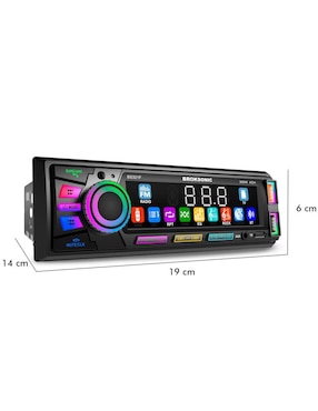 Kit de autoestéreo con subwoofer Broksonic bs-321f65