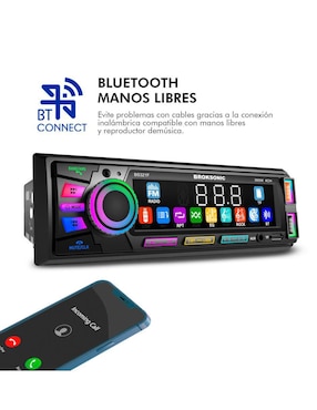 Kit de autoestéreo con subwoofer Broksonic bs-321f65
