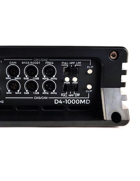 Amplificador para auto Kbt D4-1000MD de 12 VDC
