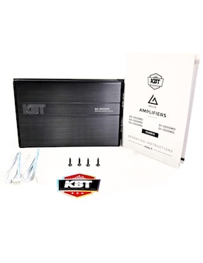 Amplificador para auto Kbt D4-1500MD de 12 VDC