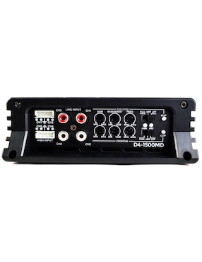 Amplificador para auto Kbt D4-1500MD de 12 VDC