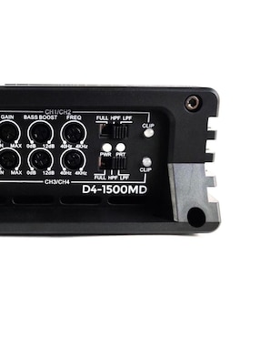 Amplificador para auto Kbt D4-1500MD de 12 VDC
